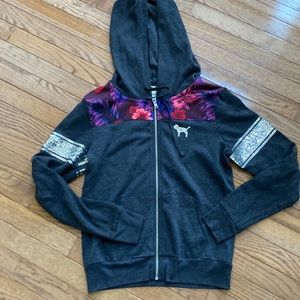 Victoria Secret Love Pink Zip Hoodie S